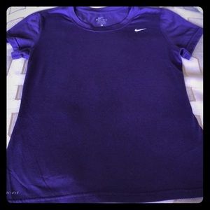 Nike Dri-fit purple top Sz Small